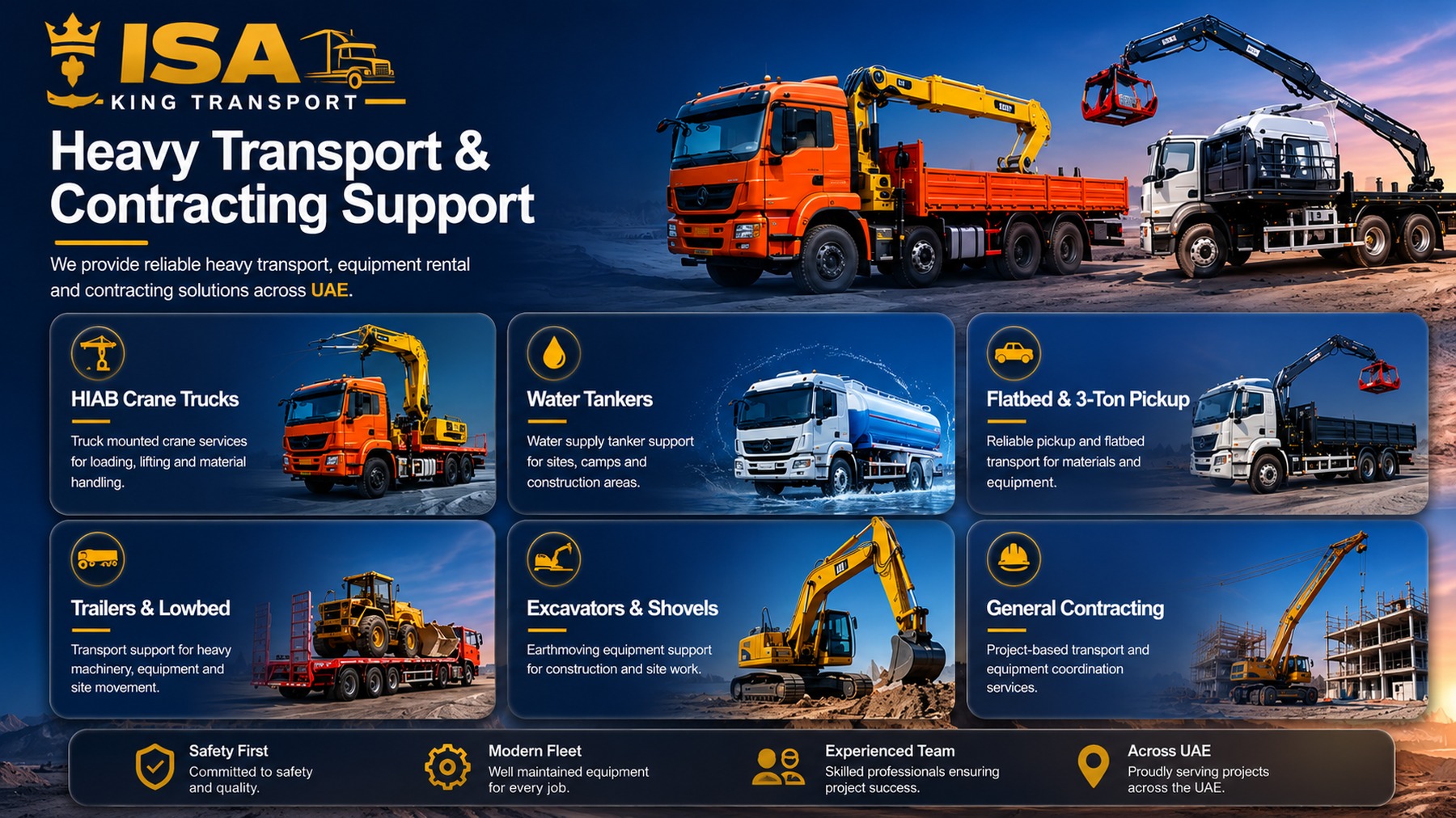 ISA KING transport fleet